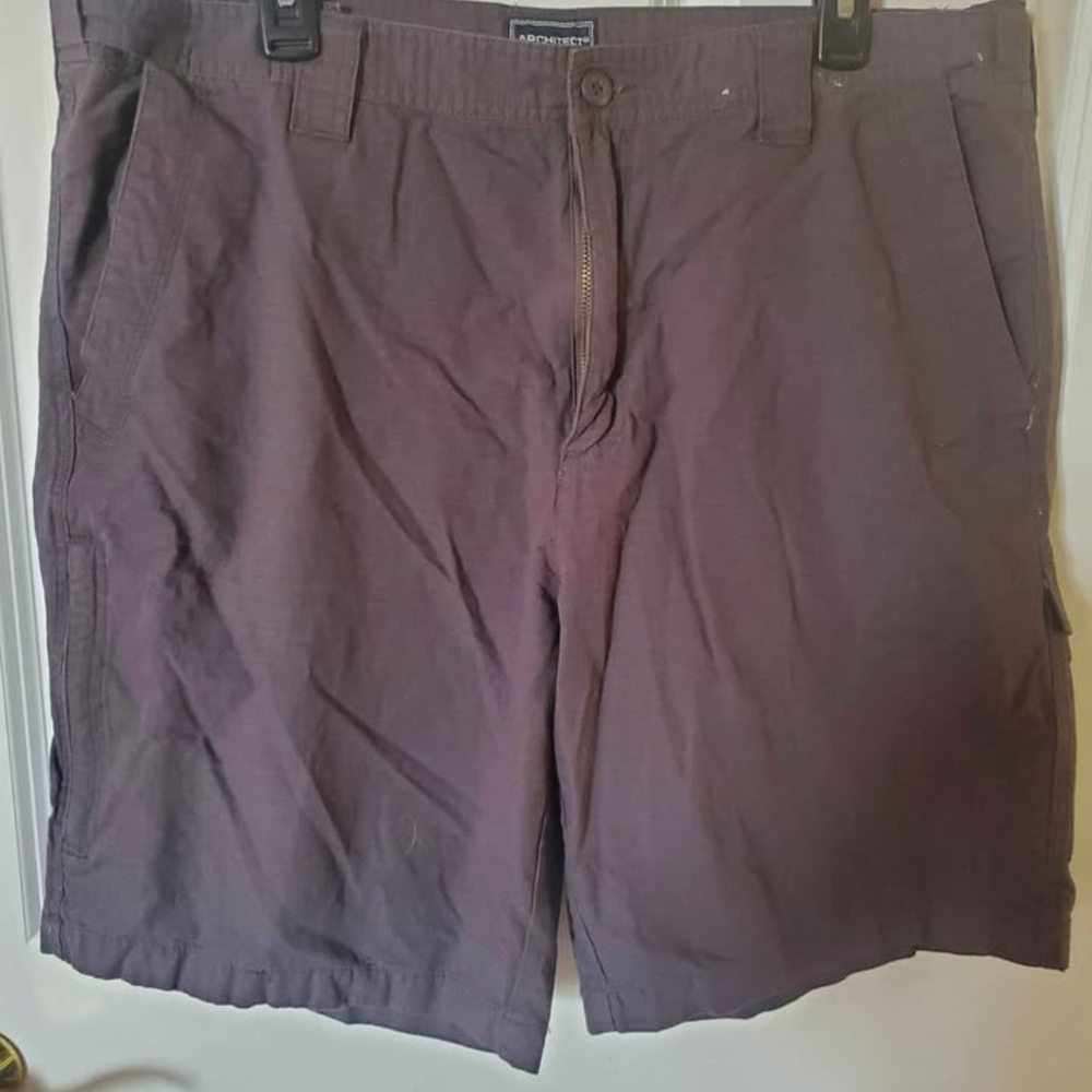 Architect Men's Dark Brown Cargo Shorts